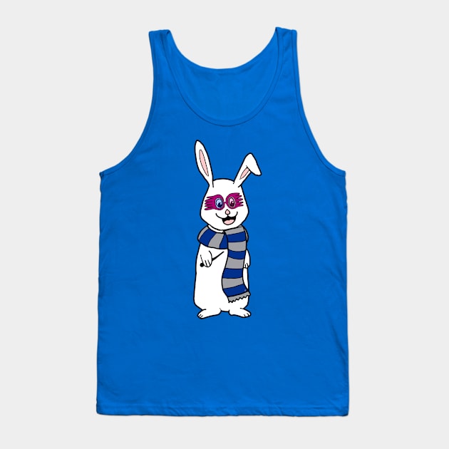 Looney Wizard Bunny Tank Top by AlissaJoyLeeArt 